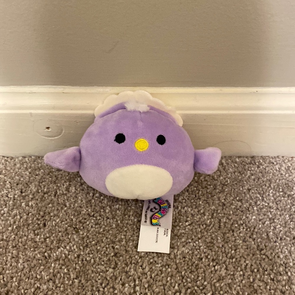 Elina Purple Bird Squishmallow 3.5"